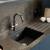 Grohe K700U Granite Black Anthracite effect Composite quartz 1 Bowl. - SR2.1.1.