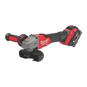 Milwaukee M18 FSAG115XB-501X 18V 1 x 5.0Ah Li-Ion RedLithium 4 1/2"" Brushless Cordless Angle