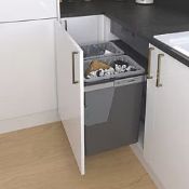 Essentials Vigote Pull-Out Bin Anthracite 92Ltr. - SR2.1.2.