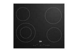 Beko HIC164402T 59cm Ceramic hob - Black. - SR2.1.2. RRP £239.00.