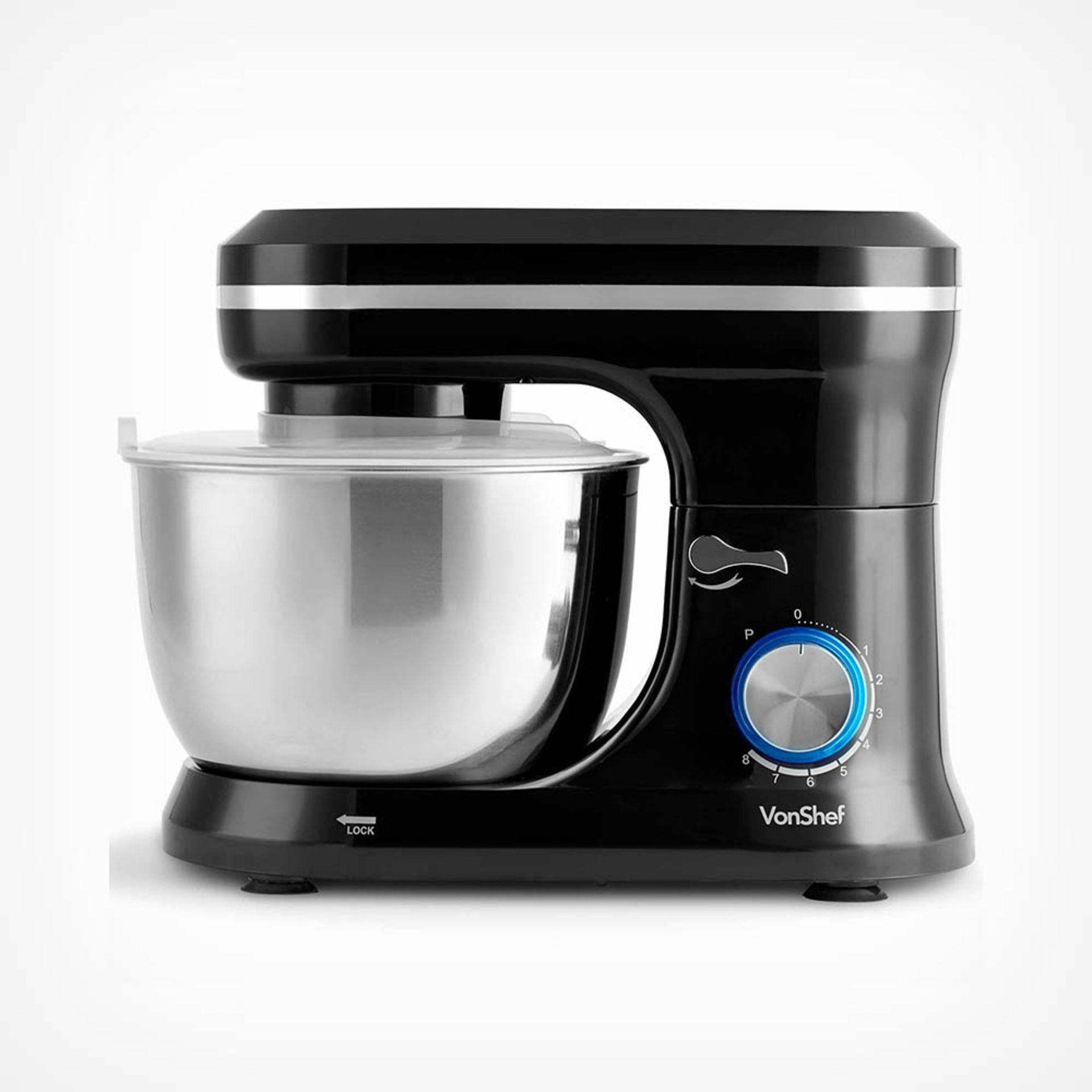 Boxed 1000W Black Stand Mixer-SR5(4.2)