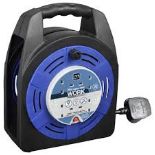 Masterplug 4 Socket 20m 10A Cable Reel. - SR1.3.2.