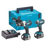 Makita DLX2145TJ 18V 2 x 5.0Ah Li-Ion LXT Cordless Combi Drill & Impact Driver Twin Pack. - SR1.3.1.