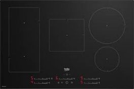 Beko HII85700UFT 78cm Induction Hob. - SR4F. RRP £519.00.