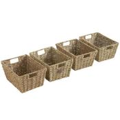 Boxed Set of 4 Seagrass Baskets-RS2.6