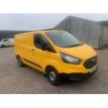 LB22 JCO, FORD TRANSIT CUSTOM 340LEADER, 2 X KEYS, LOGBOOK