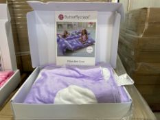 24 X BRAND NEW PREMIUM PILLOW BED COVERS RRP £33 EACH (DESIGNS MAY VARY) (LOC: 23.5-AA827)