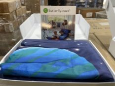 24 X BRAND NEW BUTTERFLYCRAZE LUXURY PILLOW BED COVERS RRP £33 EACH (DESIGNS MAY VARY) (LOC: 19.2-