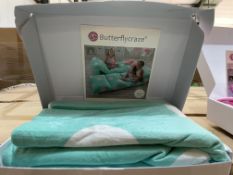 24 X BRAND NEW BUTTERFLYCRAZE LUXURY PILLOW BED COVERS RRP £33 EACH (DESIGNS MAY VARY) (LOC: 19.6-