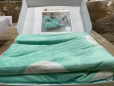 24 X BRAND NEW BUTTERFLYCRAZE LUXURY PILLOW BED COVERS RRP £33 EACH (DESIGNS MAY VARY) (LOC: 19.4-