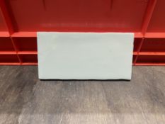 80 X BRAND NEW GLAZED CERAMIC WALL TILES, 15X7.5CM MISTY BLUE (LOC: R33.5-B760)