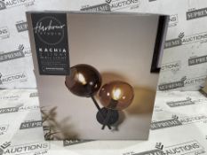 10 X BRAND NEW Harbour Studio Kachia Wired Wall light RRP £44 EACH. The Kachia 2 light wall light is