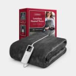 Boxed Grey Heated Throw Blanket-SR5(4.7)