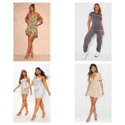 BRAND NEW ASSORTED CLOTHING FROM POPULAR ONLINE BRANDS PRETTY LITTLE THINGS, ASOS AND MANY MORE. SOLD IN PALLET AND TRADE LOTS
