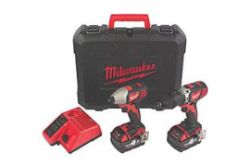 Milwaukee M18 BPP2Q-402C 18V 2 x 4.0Ah Li-Ion RedLithium Cordless Twin Pack. - SR1.1.6.