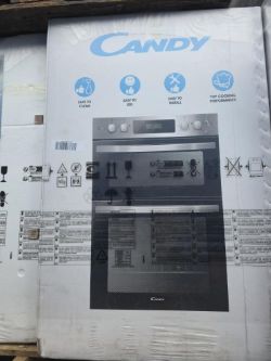 New & Boxed CANDY FCI9D405X Electric Double Oven - Stainless Steel. RRP £449. - Bake or cook on