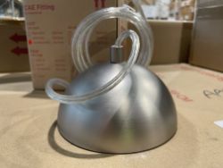 3 X Brand New Innermost CAE27 Ceiling Fitting 1.8m Satin Nickel rrp £219 Each. The Innermost CAE27