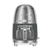 Smeg DCF02SSUK Drip Coffee Machine, Auto-Start Mode, Reuseable Filter, Digital Display. - SR2.4.1.
