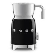 Smeg Black Electric Milk Frother - MFF11BLUK. - SR2.4.4. RRP £169.00.