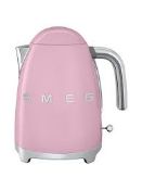 Smeg KLF03PKUK 50's Style Retro Kettle - SR2.4.1. RRP £199.00.
