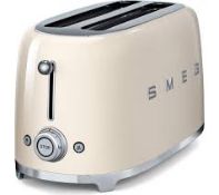 SMEG TSF02CRUK 4-Slice Toaster . - SR2.4.3. RRP £189.00.