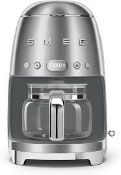 Smeg DCF02SSUK Drip Coffee Machine, Auto-Start Mode, Reuseable Filter, Digital Display. - SR2.4.1.