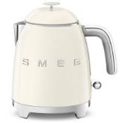 Smeg KLF05CRUK 50's Style Retro Mini 0.8L Kettle. - SR2.4.4. RRP £159.00.