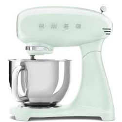 Smeg SMF03PGUK 50s Retro Design Stand Mixer in Pastel Green. - SR2.4.3. RRP £469.00.