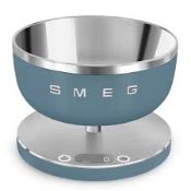 Smeg KSC01SBMWW Matt Blue Kitchen Scale. - Sr2.4.3. RRP £159.00.