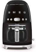 Smeg DCF02BLUK Drip Coffee Machine, Auto-Start Mode, Reuseable Filter, Digital Display. - SR2.4.3.