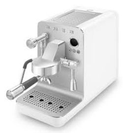 Smeg Minipro EMC02WHMUK Espresso Freestanding Coffee Machine. - SR2.4.3. RRP £1,149.00.