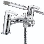 Boxed Bristan Divine Polished Chrome effect Surface-mounted (2TH) Shower mixer Tap. - SR1.5.1.
