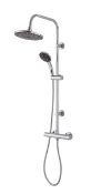 Boxed Cooke & Lewis Lidia Chrome effect Wall-mounted Thermostatic Mixer Shower. - SR1.5.1. RRP £