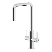 Boxed GoodHome Kamut Chrome-plated Kitchen Dual lever Tap. - SR1.5.2.