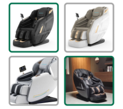 BRAND NEW LUXURY MASSAGE CHAIRS IN VARIOUS DESIGNS (NO VAT ON THE HAMMER) DELIVERY ONLY INCLUDED IN HAMMER PRICE