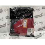 12 X BRAND NEW PORTWEST DEEP RED EXTENDABLE LEG LENGTH PREMIUM WORK TROUSERS WITH PAIR OF KNEEPADS