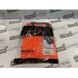 24 X BRAND NEW PORTWEST ORANGE HI VIS SHORT SLEEVED POLO TOPS SIZE LARGE (LOC: 25.15-AA1256)