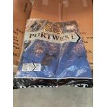 5 X NEW PACKAGED PORTWEST WX3 WORKSHORTS IN PERSIAN BLUE. SIZE 40'' 56 (LOC: 5.1-WW8)