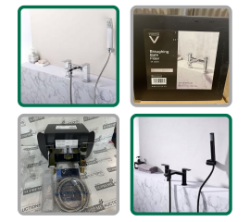 Liquidation of High End Bathroom Goods & Taps to Include:Bath and Shower Mixers, High Value Taps, Toilets, Radiators and much more