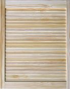 Louvre Pine veneer Internal Pine Door, (H)762mm (W)610mm (T)21mm-SR1(2.5)
