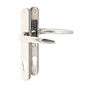 Yale Essentials Polished Chrome effect Zinc alloy Long Lever Door handle (L)32mm (D)65mm, Pair-SR1(