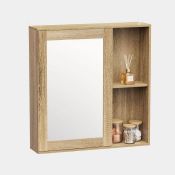 Boxed Chester Bathroom Mirror Cabinet-RS1.7