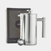 Boxed 6 Cup Cafetiere and Spoon-RS2.7