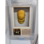 Signed & Framed Cap Damon Hill, Damon Graham Devereux Hill, OBE is a British former racing driver