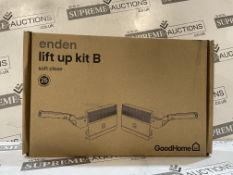 PALLET TO CONTAIN 240 X BRAND NEW GoodHome Enden Soft-close 107° Bridging door hinge, Pack of 1 -