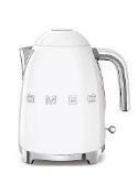 SMEG KLF03WHUK 50’s Style 1.7L Jug Kettle. - SR2.4.7. RRP £199.00.
