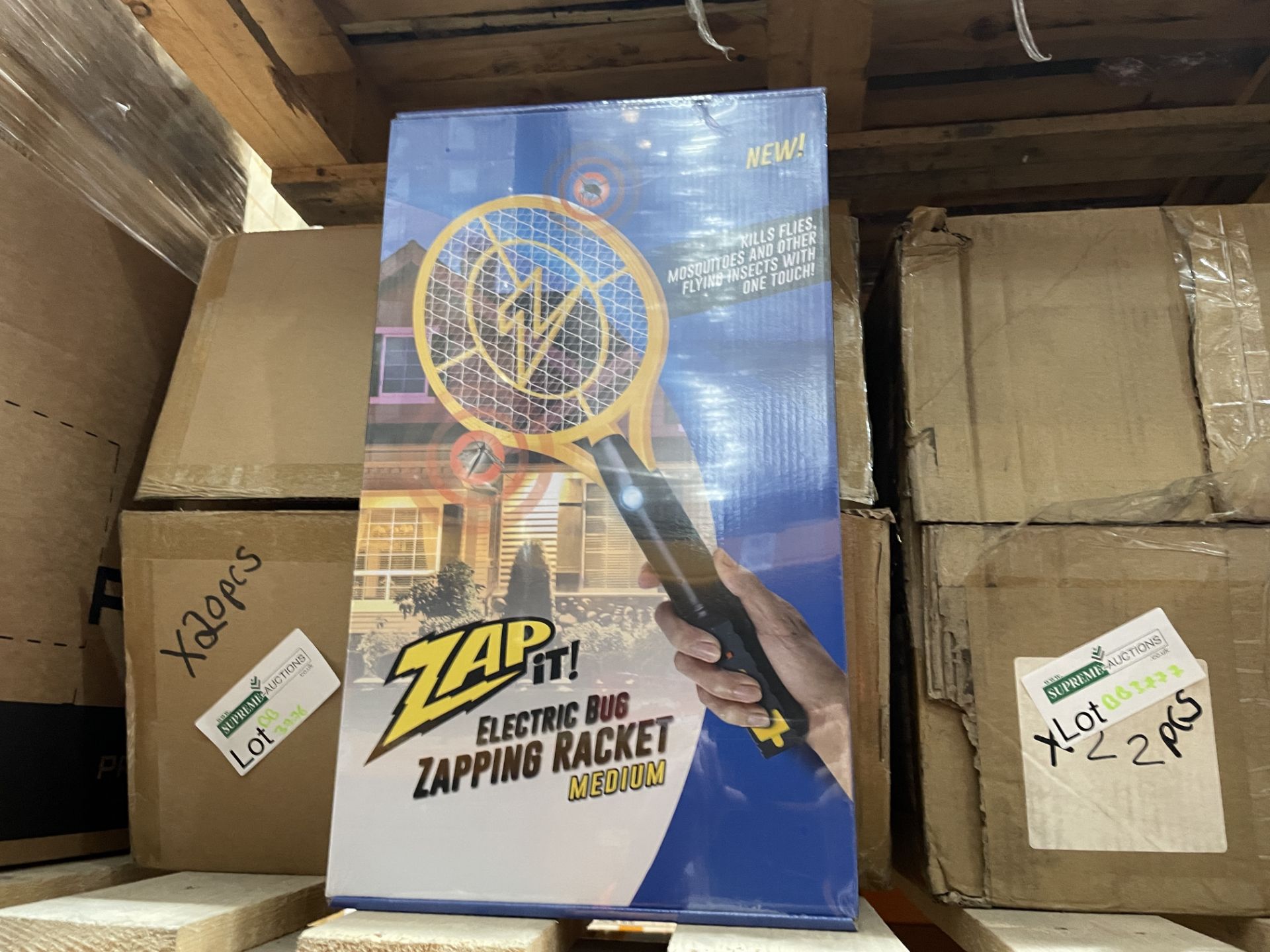 Zapit Rackets 20 X BRAND NEW ZAP IT ELECTRIC BUG ZAPPING RACKETS (LOC: 8.8-bb3776)