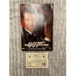 BRAND NEW GENUINE SIGNED James Bond 007 Tomorrow Never Dies Poster Signed By Stars PIERCE BROSNAN,