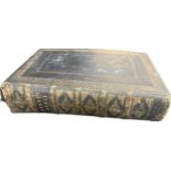 Large vintage Brown's family bible, published by Tho Kelly, 17 Paternoster Row, overall