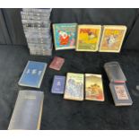 Selection of vintage books and bibles